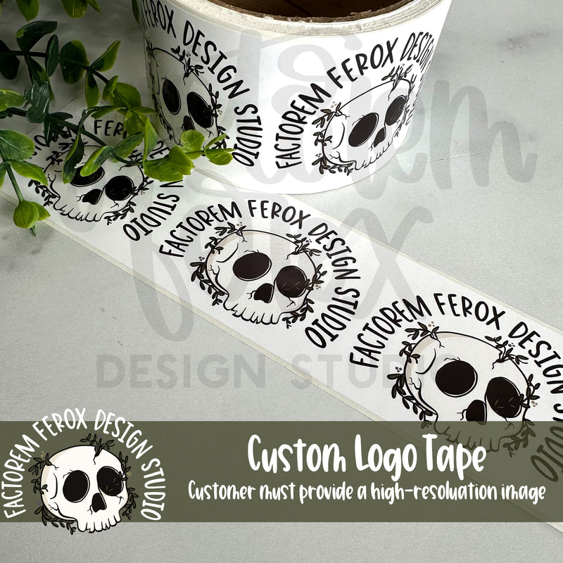 Custom Logo Glossy Sticker Tape ©