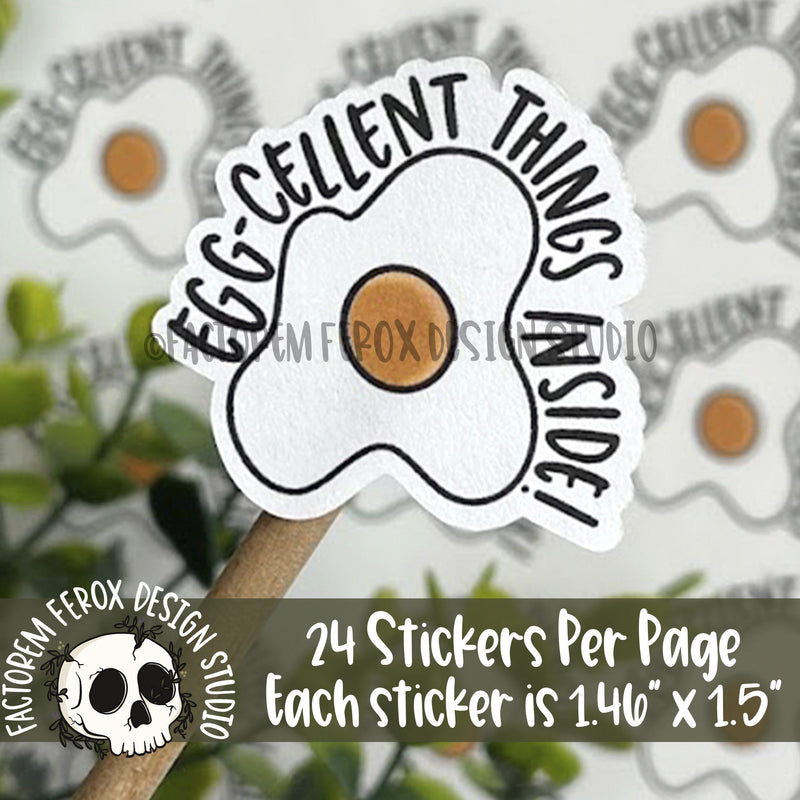 Egg-cellent Things Inside Sticker ©