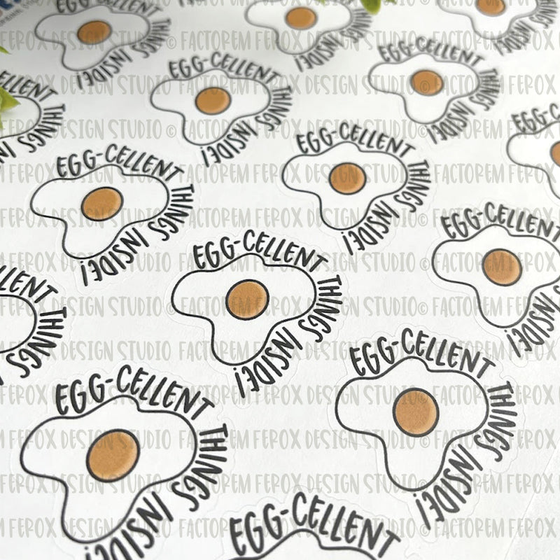 Egg-cellent Things Inside Sticker ©
