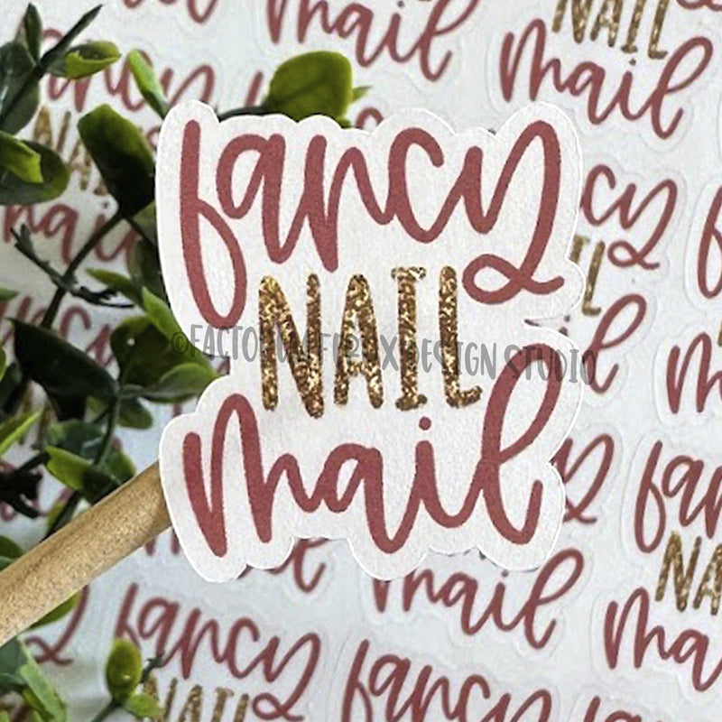 Fancy Nail Mail Sticker ©