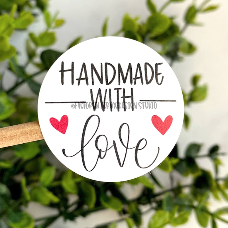 Handmade with Love Stickers on a Roll ©