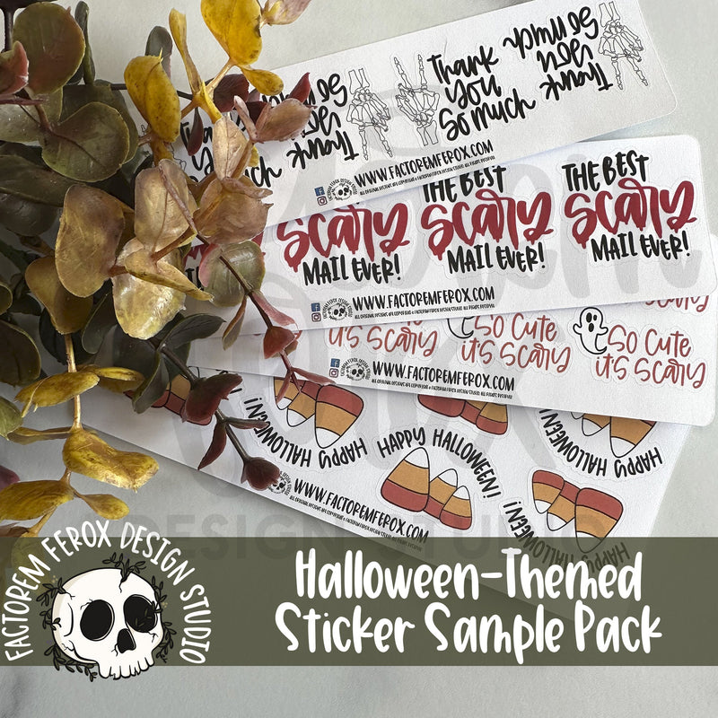 Halloween Sample Stickers ©