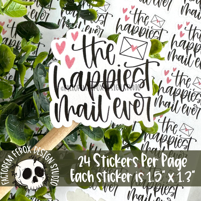 Happiest Mail Ever Sticker ©
