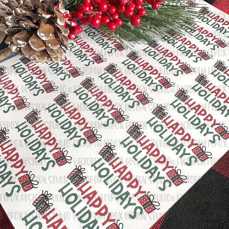 Happy Holidays Gifts Sticker ©