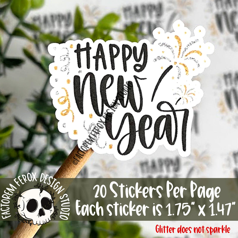 Happy New Year Sticker ©