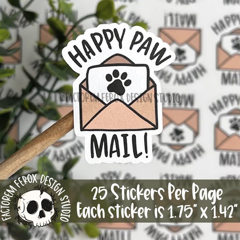 Happy Paw Mail Sticker ©