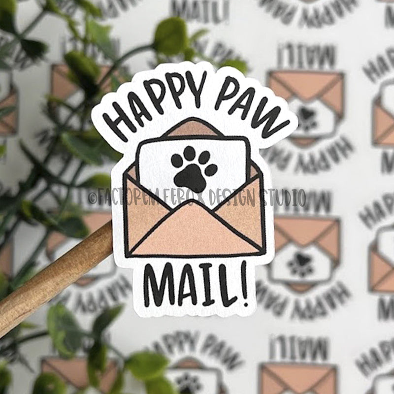Happy Paw Mail Sticker ©