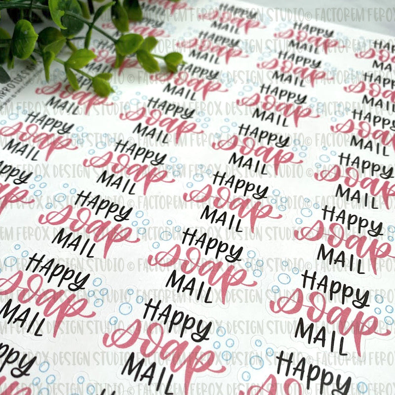 Happy Soap Mail Sticker ©