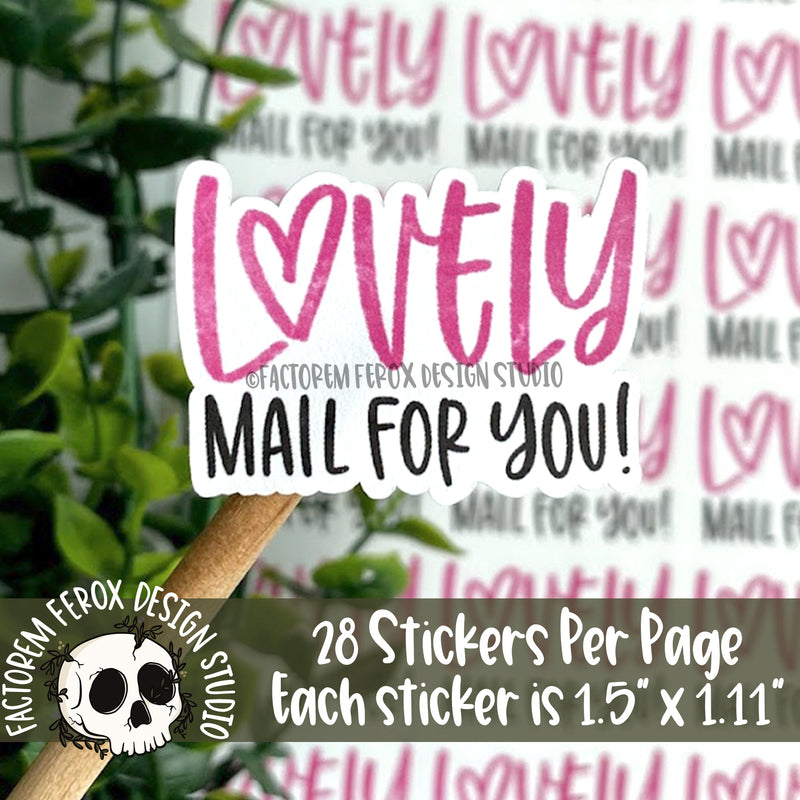 Lovely Mail For You Sticker ©