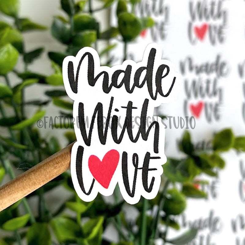 Made With Love Sticker ©