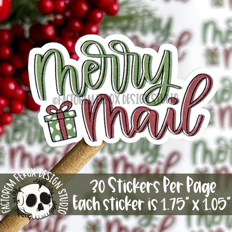 Merry Mail Sticker ©
