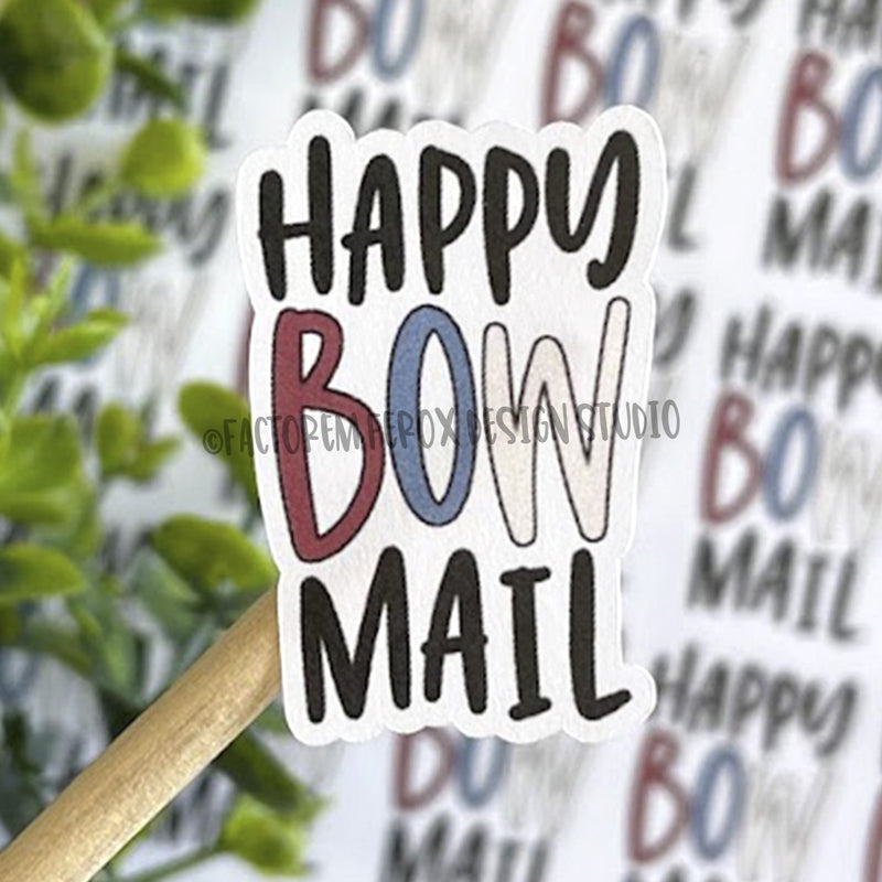 Happy Bow Mail Sticker ©