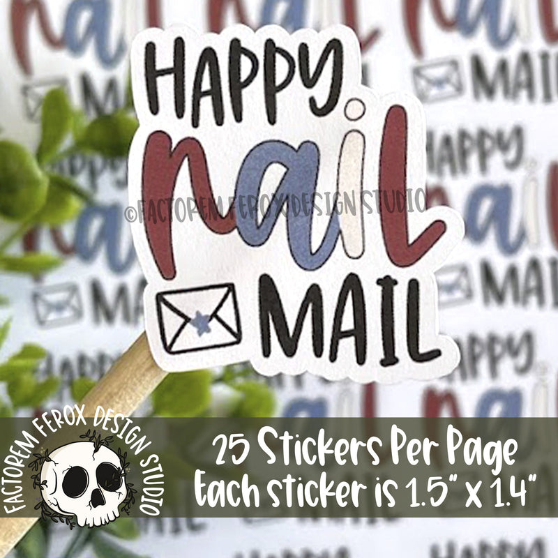 Happy Nail Mail Sticker ©