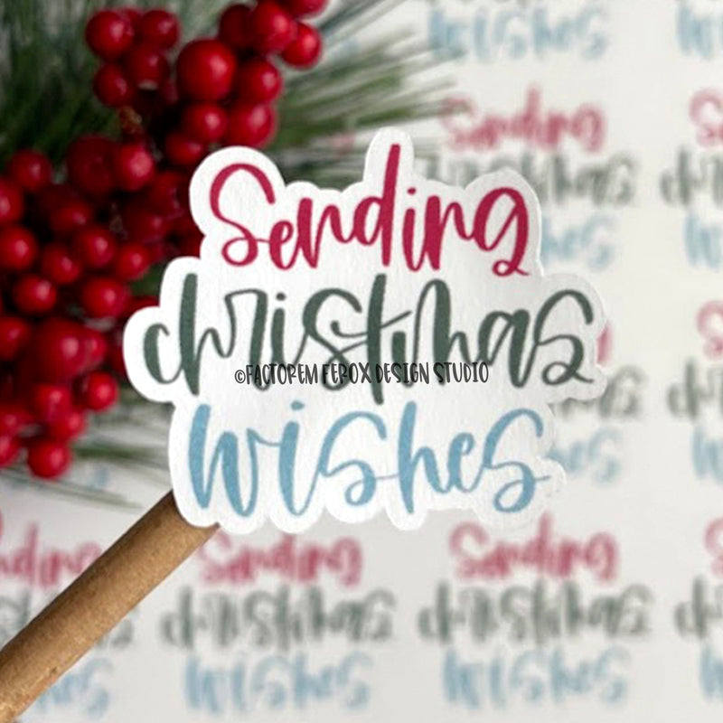 Sending Christmas Wishes Sticker ©