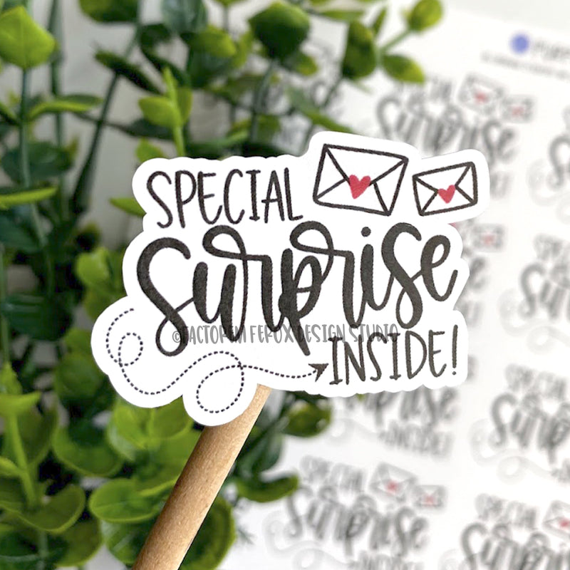 Special Surprise Inside Sticker ©