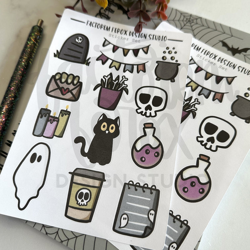 Spooky Sticker Set ©