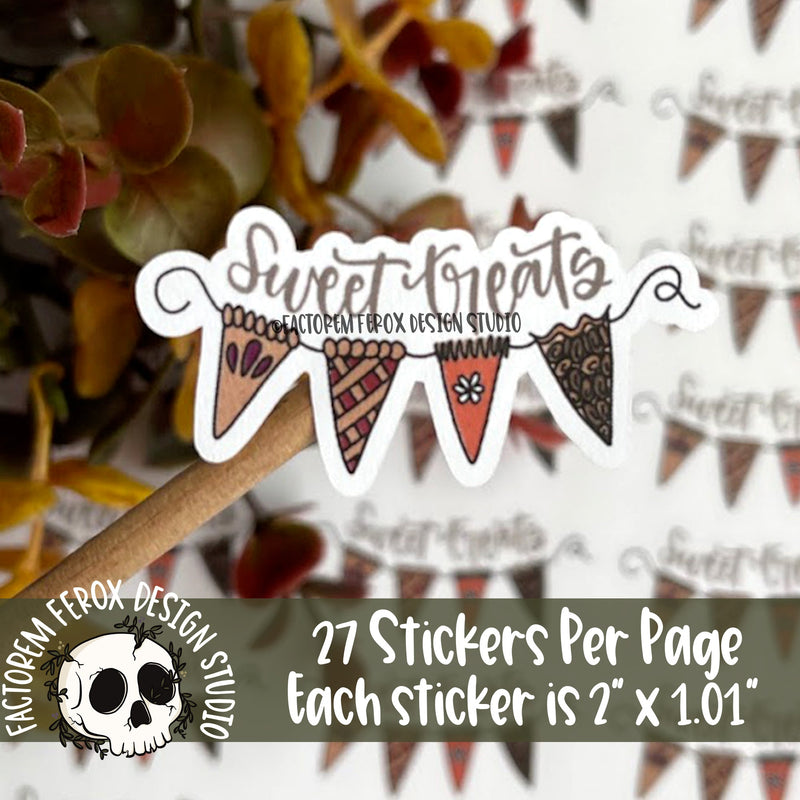Sweet Treats Pie Banner Sticker ©