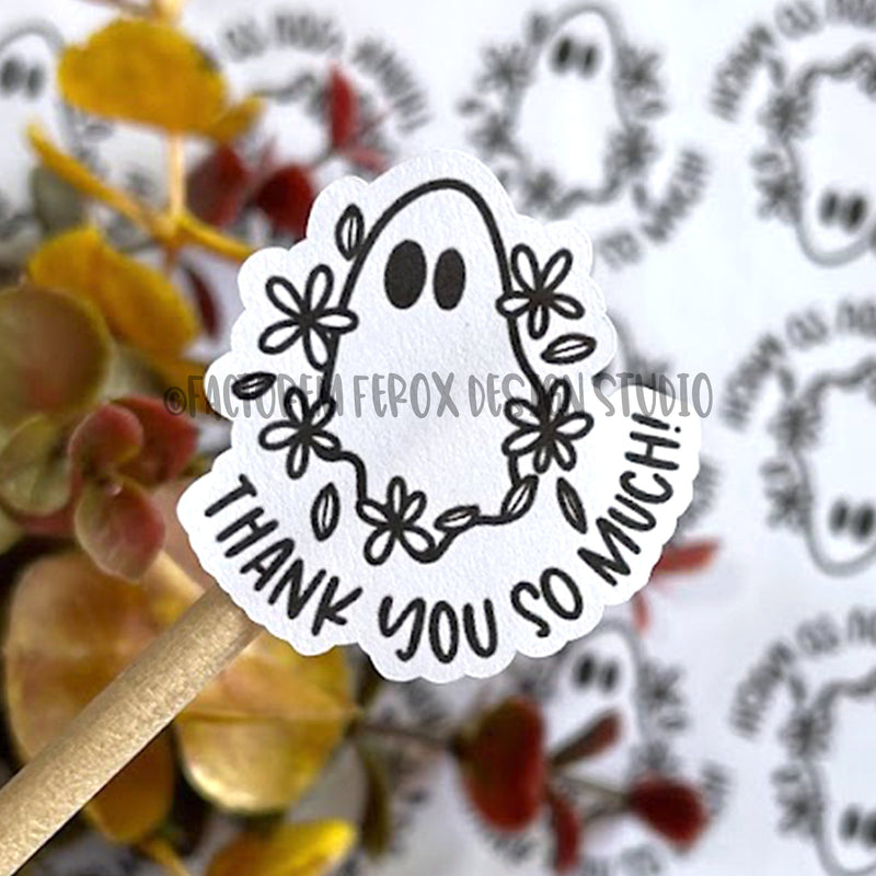 Thank You so Much Ghost Sticker ©