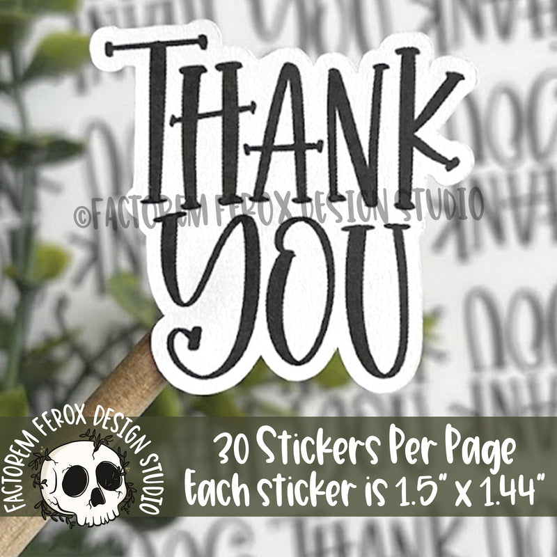 Thank You Sticker ©
