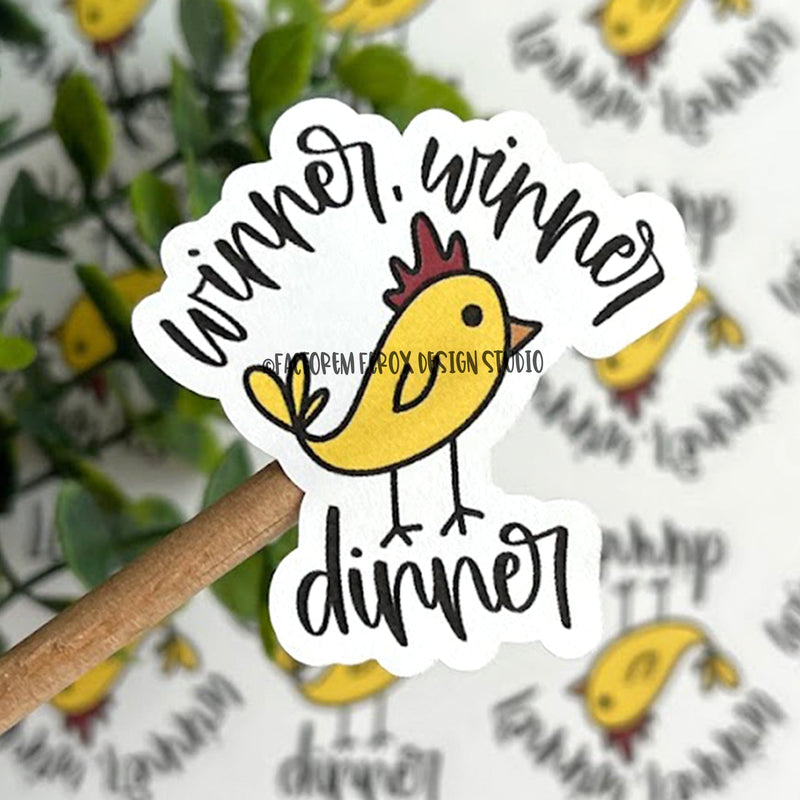 Winner Winner Chicken Dinner Sticker ©