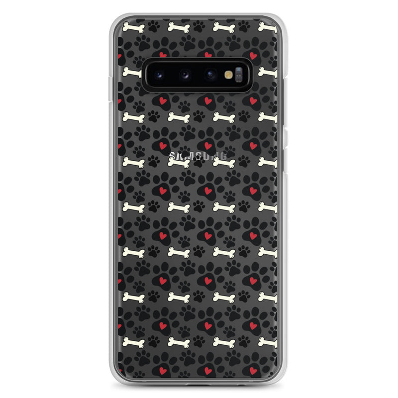 Dog Paw Clear Case for Samsung®