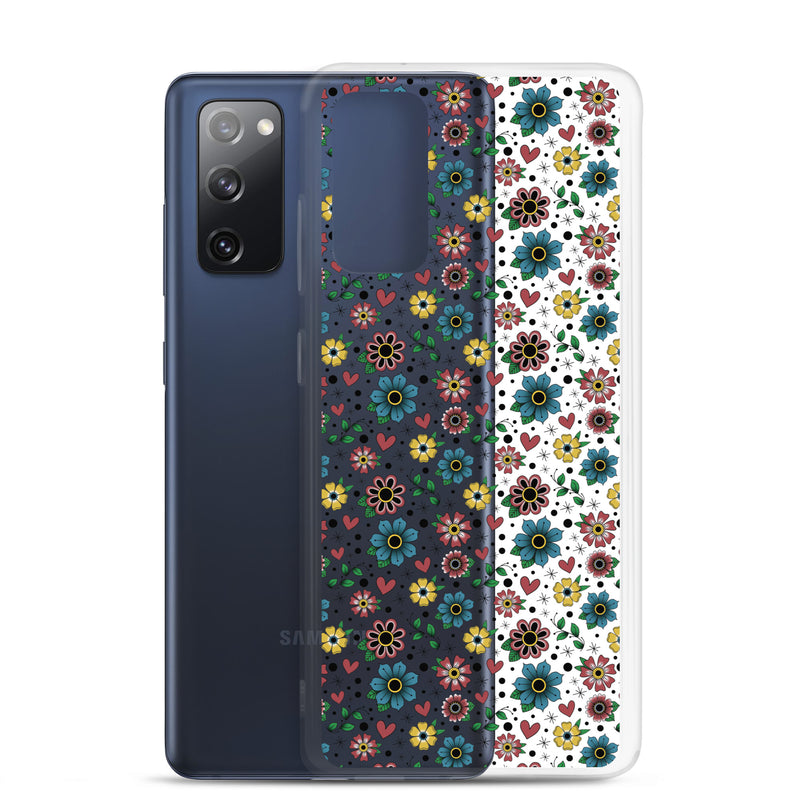 Traditional Style Flowers Clear Case for Samsung®