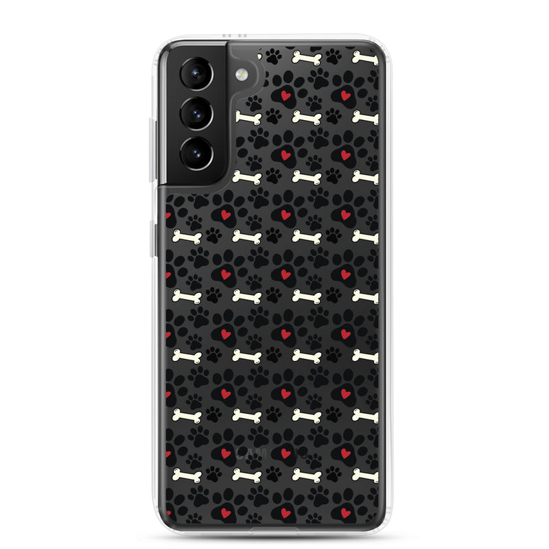 Dog Paw Clear Case for Samsung®