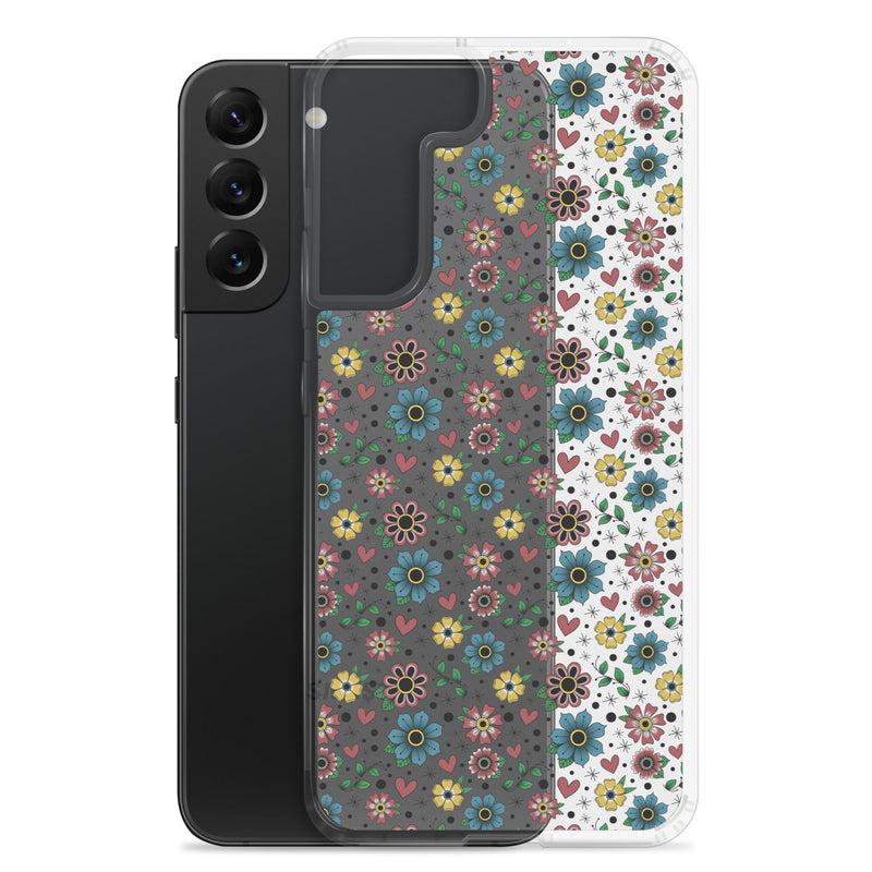 Traditional Style Flowers Clear Case for Samsung®