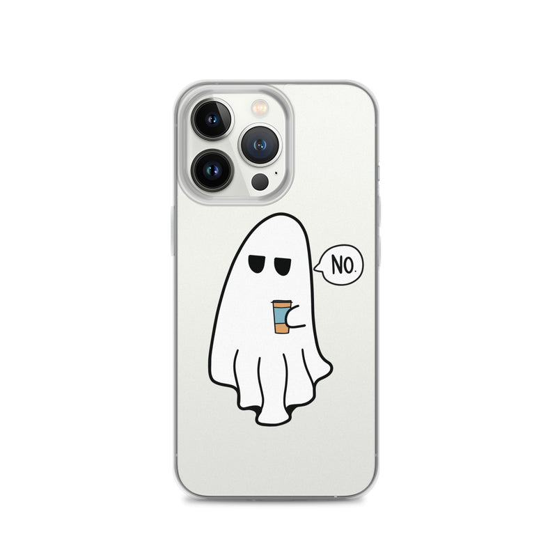 No Coffee Ghost iPhone Case