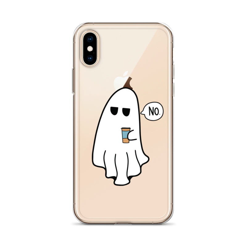 No Coffee Ghost iPhone Case