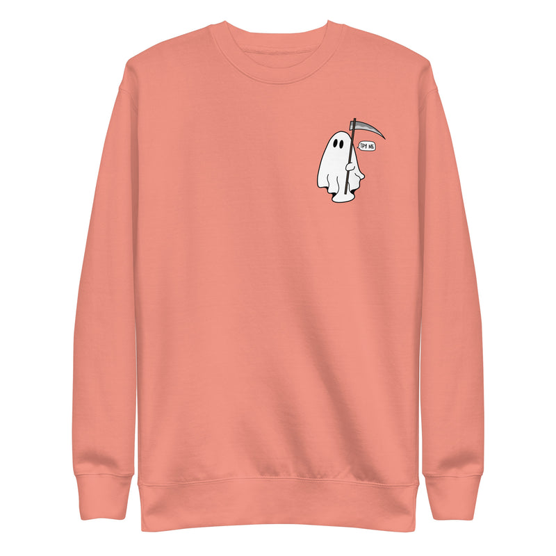 Try Me Ghost Crew Neck Sweatshirt - FRONT ONLY