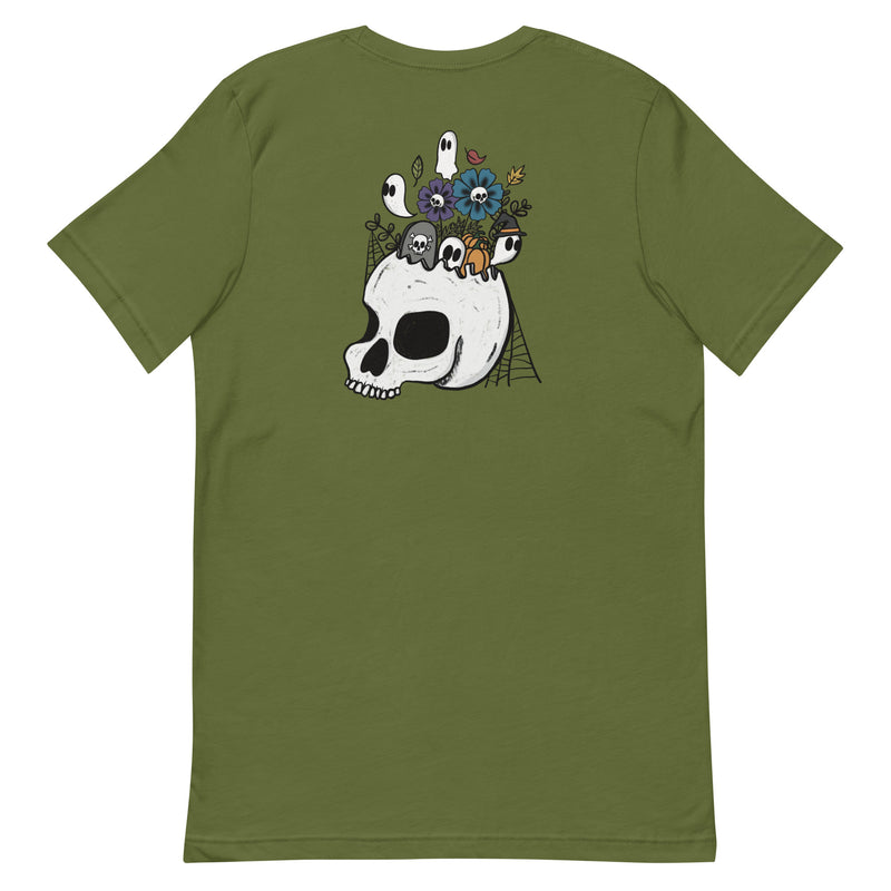 Halloween Brain T-Shirt - FRONT and BACK