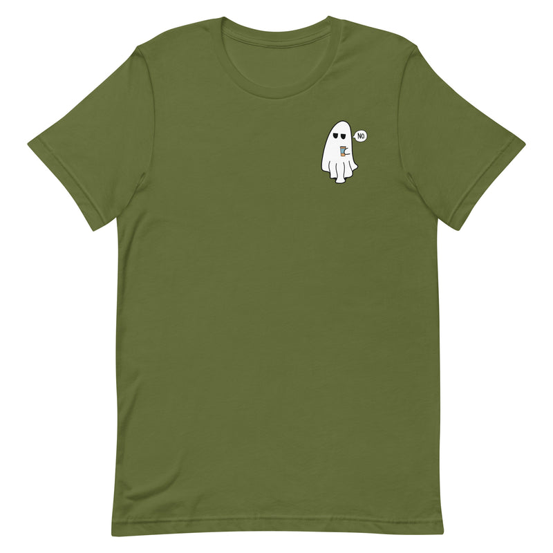 Coffee Ghost © T-Shirt - FRONT AND BACK
